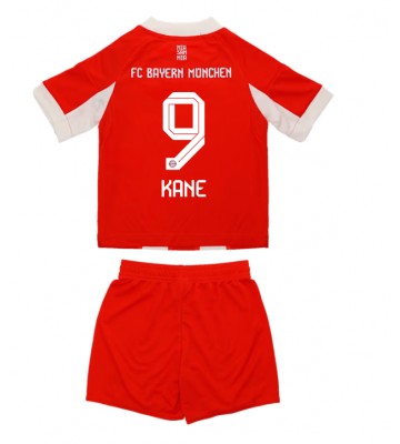 Bayern Munich Harry Kane #9 Hjemmebanetrøje Børn 2025-26 Kortærmet (+ Korte bukser)